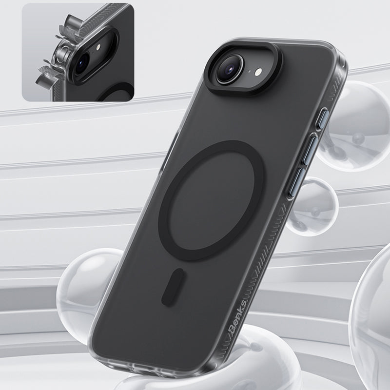 Benks Lucid Armor iPhone 16E Magsafe Şarj Özellikli Telefon Kılıfı Benks Lucid Armor iPhone 16E Magsafe Şarj Özellikli Telefon Kılıfı